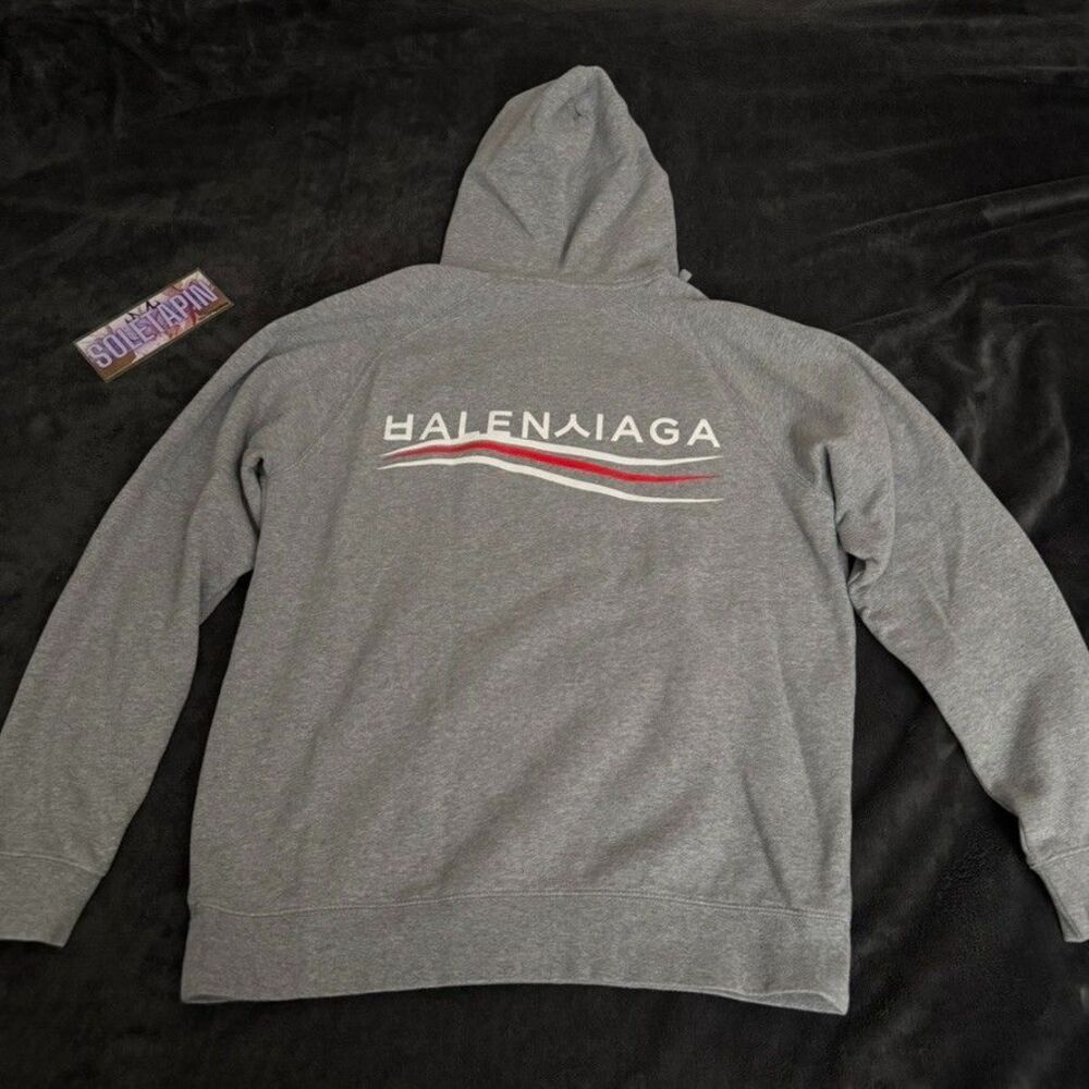 The Anti Brand "ABBC" Grey Hoodie Mens Sz M South Korea KPOP Pullover Sweatshirt